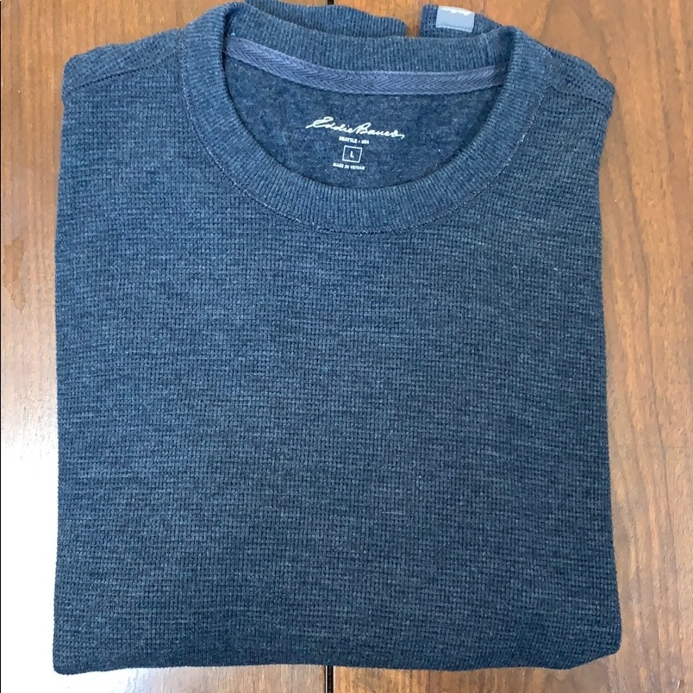 Eddie Bauer Long Sleeve Waffle Shirt